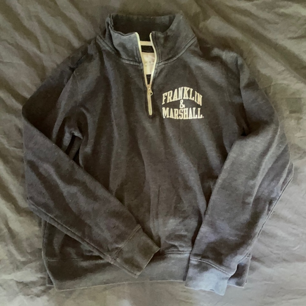 Franklin and Marshall Half-Zip Sweatshirt